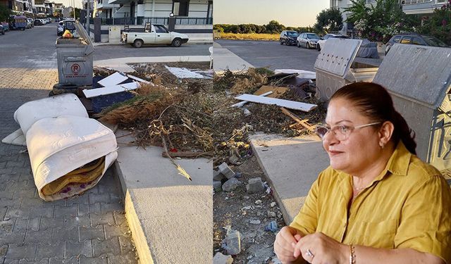 Didim’de sokaklar çöp dağları ve moloz yığınlarına teslim