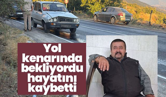 Yol kenarında bekliyordu, hayatını kaybetti