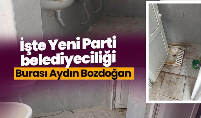 Burası Aydın Bozdoğan.. İşte Yeni Parti belediyeciliği