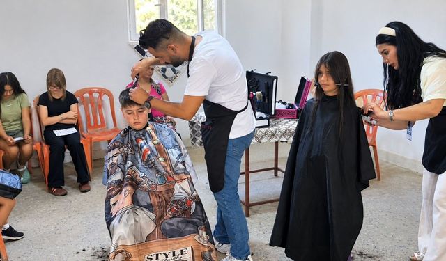 Söke Belediyesi’nden okul öncesi ücretsiz saç tıraşı