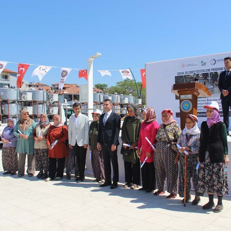 113 kadın üreticiye süt soğutma tankı desteği