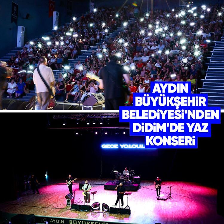 Aydın Büyükşehir Belediyesi'nden Didim'de yaz konseri