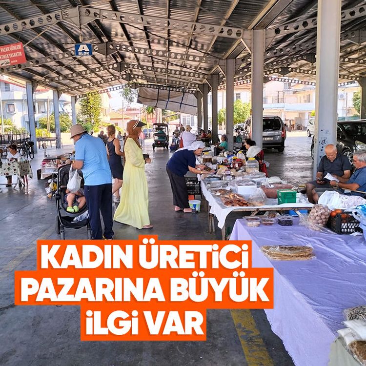 Kadın Üretici Pazarına büyük ilgi var