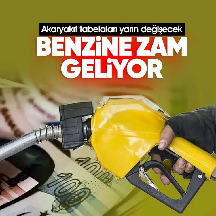 Benzine zam geliyor.. Akaryakıt tabelaları yarın değişecek