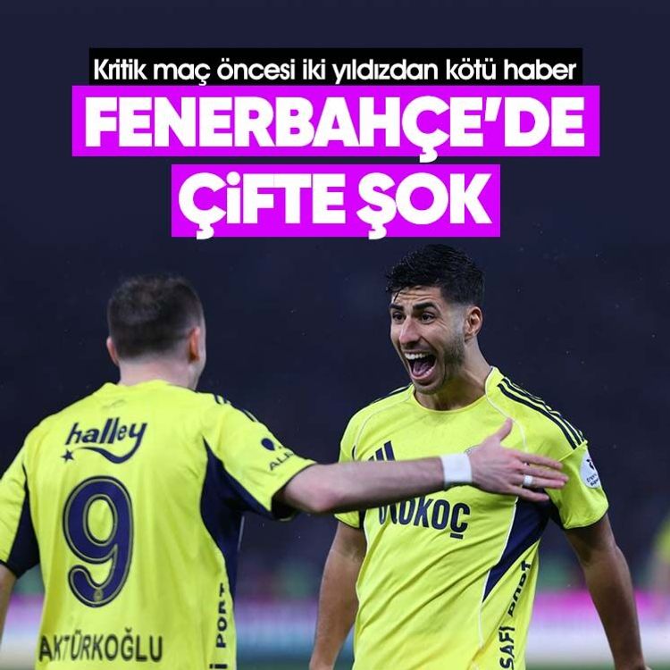 Fenerbahçe’de çifte şok! Kritik maç öncesi iki yıldızdan kötü haber