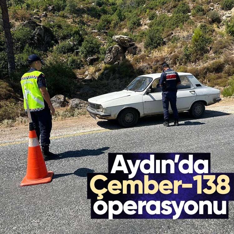 Aydın’da Çember-138 operasyonu