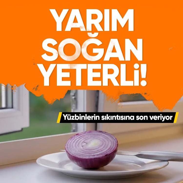 Yüzbinlerin sıkıntısına son veriyor.. Yarım soğan yeterli!