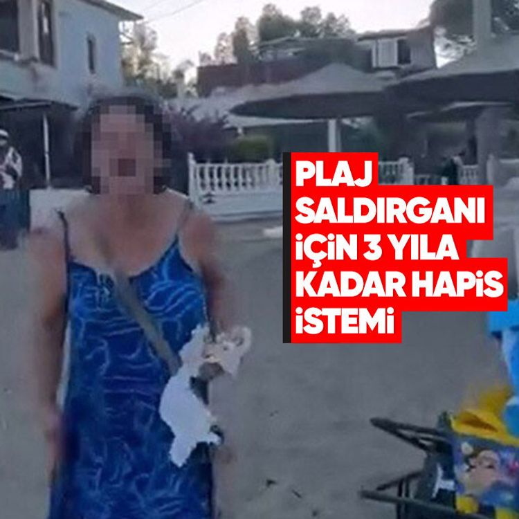 Plaj saldırganı için 3 yıla kadar hapis istemi