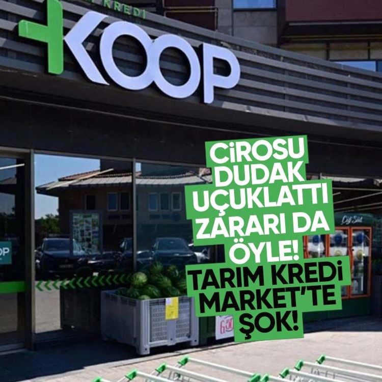 Cirosu dudak uçuklattı, zararı da öyle! Tarım Kredi Market’te şok!