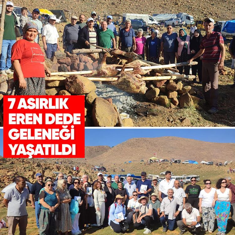 7 asırlık Eren Dede geleneği yaşatıldı
