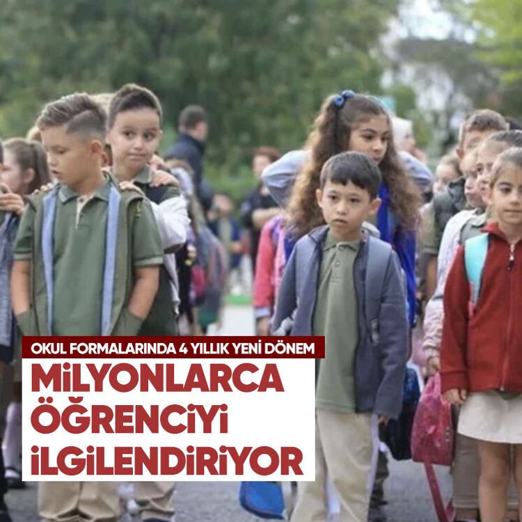 Milyonlarca öğrenciyi ilgilendiriyor! Okul formalarında 4 yıllık yeni dönem