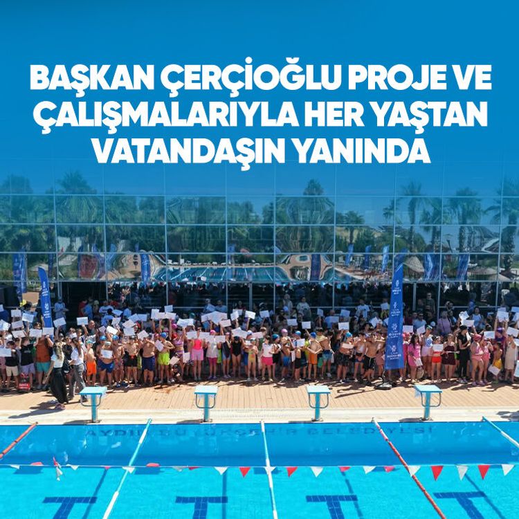 Başkan Çerçioğlu proje ve çalışmalarıyla her yaştan vatandaşın yanında