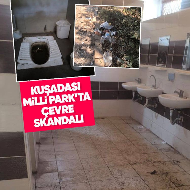 Kuşadası Milli Park’ta çevre skandalı