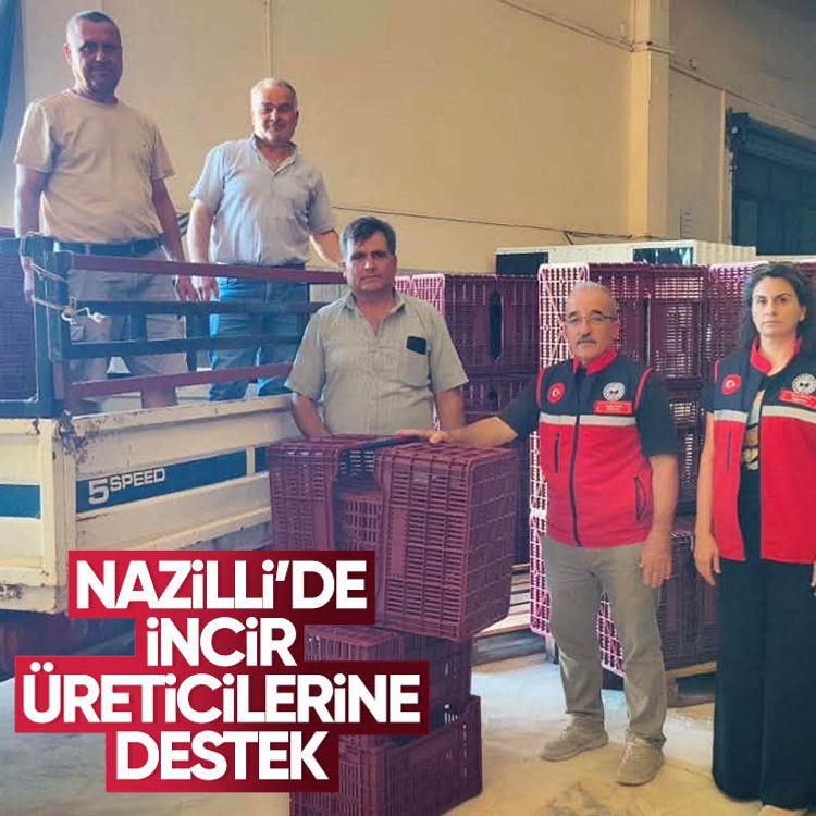 Nazilli’de incir üreticilerine destek