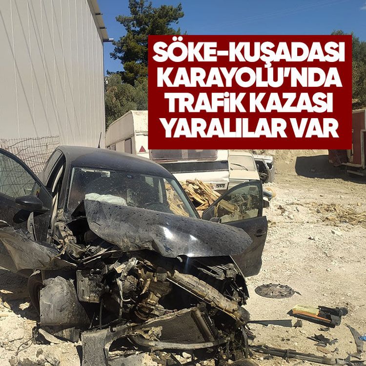 Söke-Kuşadası Karayolu’nda trafik kazası, yaralılar var