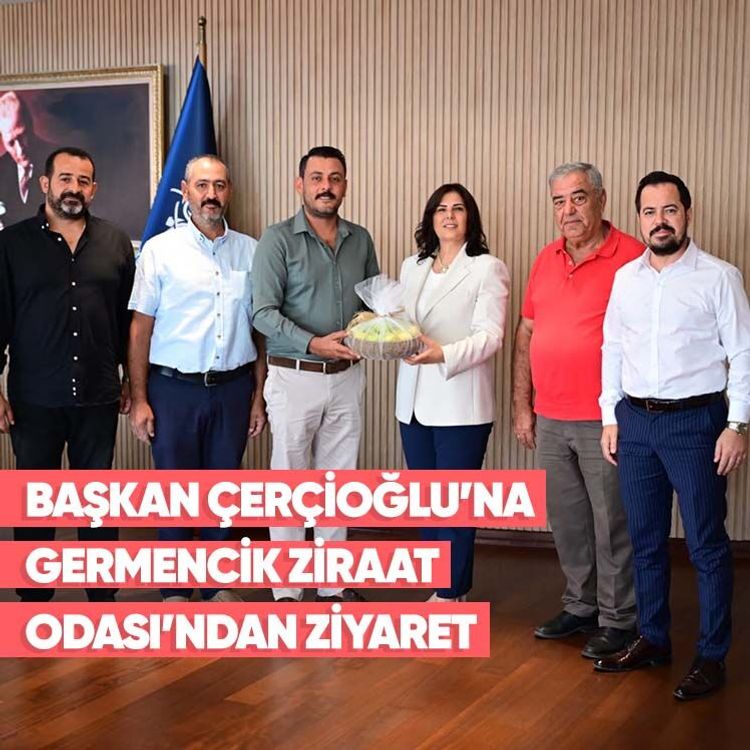 Başkan Çerçioğlu’na Germencik Ziraat Odası’ndan ziyaret