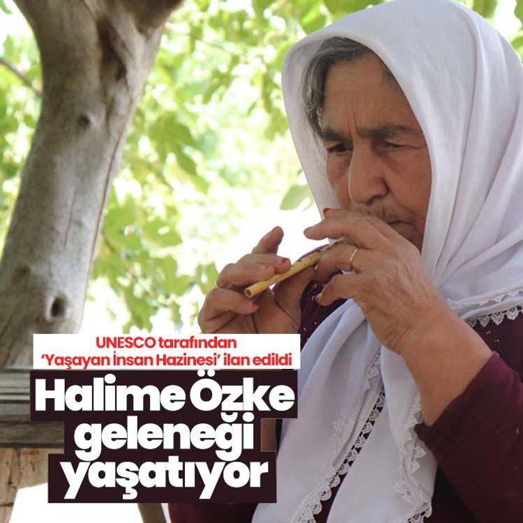 UNESCO tarafından ‘Yaşayan İnsan Hazinesi’ ilan edildi, Halime Özke geleneği yaşatıyor