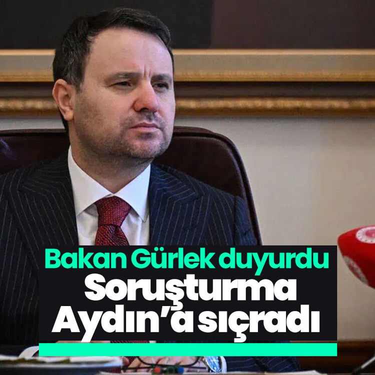 Bakan Gürlek duyurdu: Soruşturma Aydın’a sıçradı