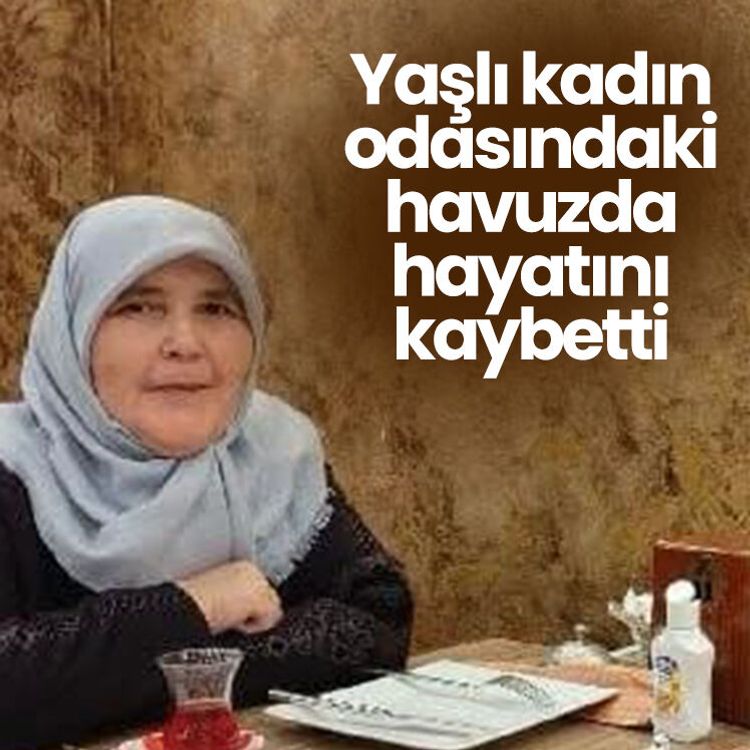 Yaşlı kadın odasındaki havuzda hayatını kaybetti