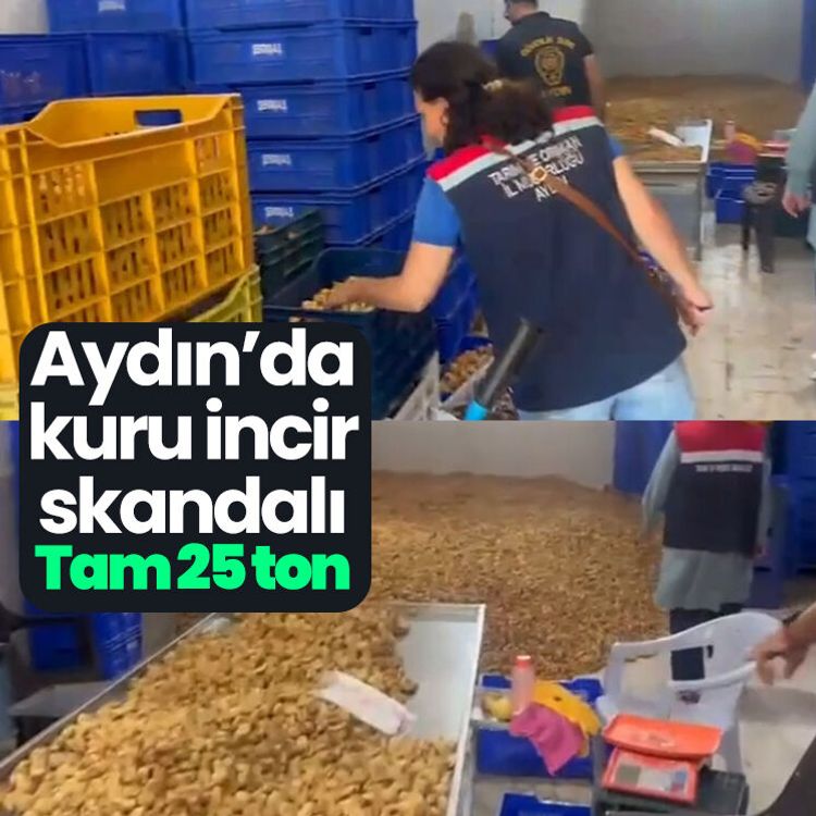 Aydın Köşk’te 20 milyon lira değerinde etiketsiz kuru incir ele geçirildi