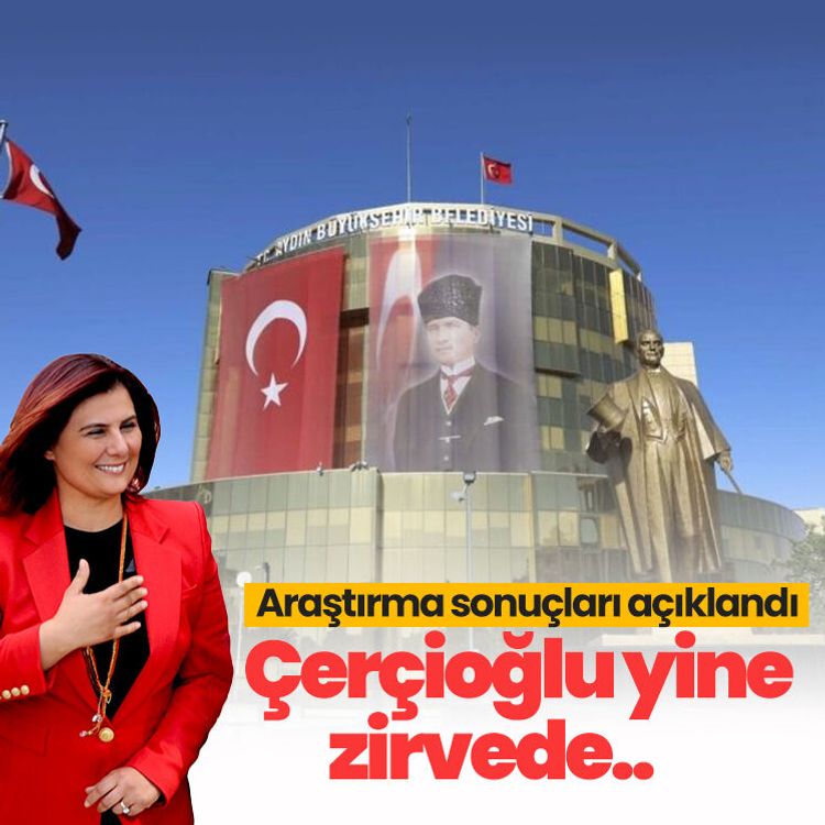 Araştırma sonuçları açıklandı: Çerçioğlu yine zirvede..
