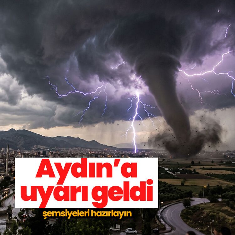 Meteoroloji’den Aydın’a 5 günlük yağış uyarısı: Şemsiyeleri hazırlayın
