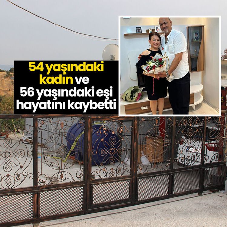 54 yaşındaki kadın ve 56 yaşındaki eşi hayatını kaybetti