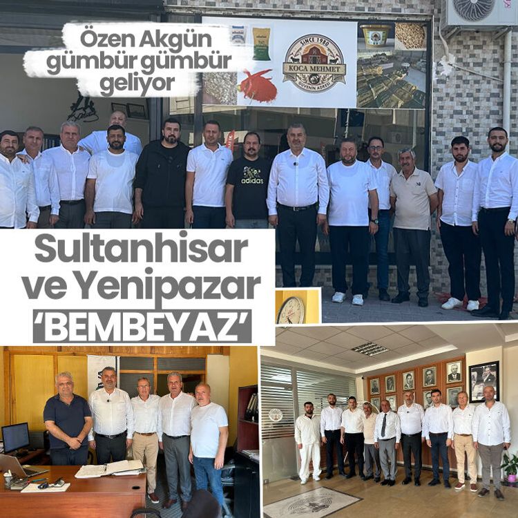 Sultanhisar ve Yenipazar ‘BEMBEYAZ’.. Özen Akgün gümbür gümbür geliyor