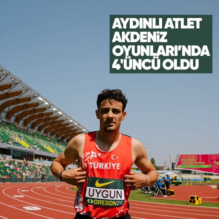 Aydınlı atlet Akdeniz Oyunları’nda 4'üncü oldu