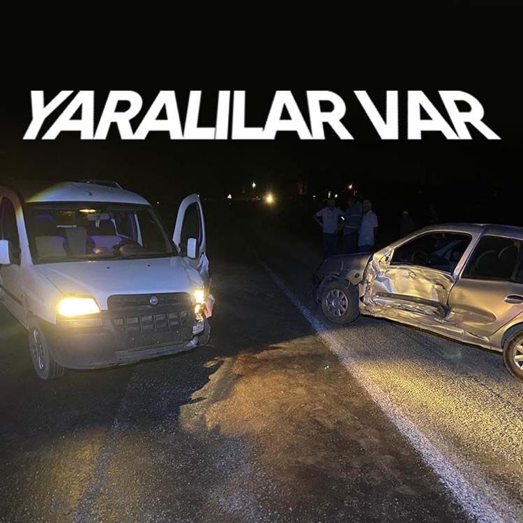 Trafik kazasında yaralılar var