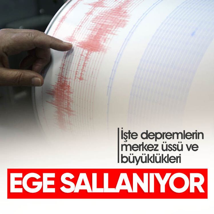 Ege Bölgesi sallanıyor: Aydın, İzmir, Kütahya, Balıkesir ve Manisa’da peş peşe depremler