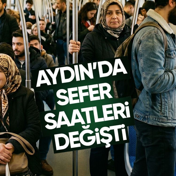 Aydın’da sefer saatleri değişti