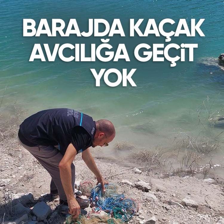 Barajda kaçak avcılığa geçit yok