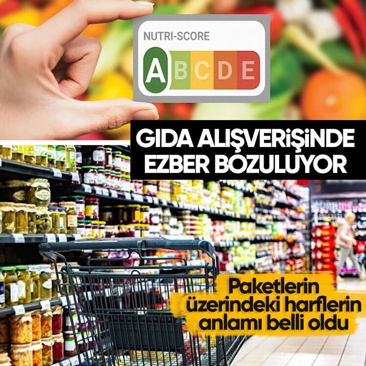 Gıda alışverişinde ezber bozuluyor.. Paketlerin üzerindeki harflerin anlamı belli oldu