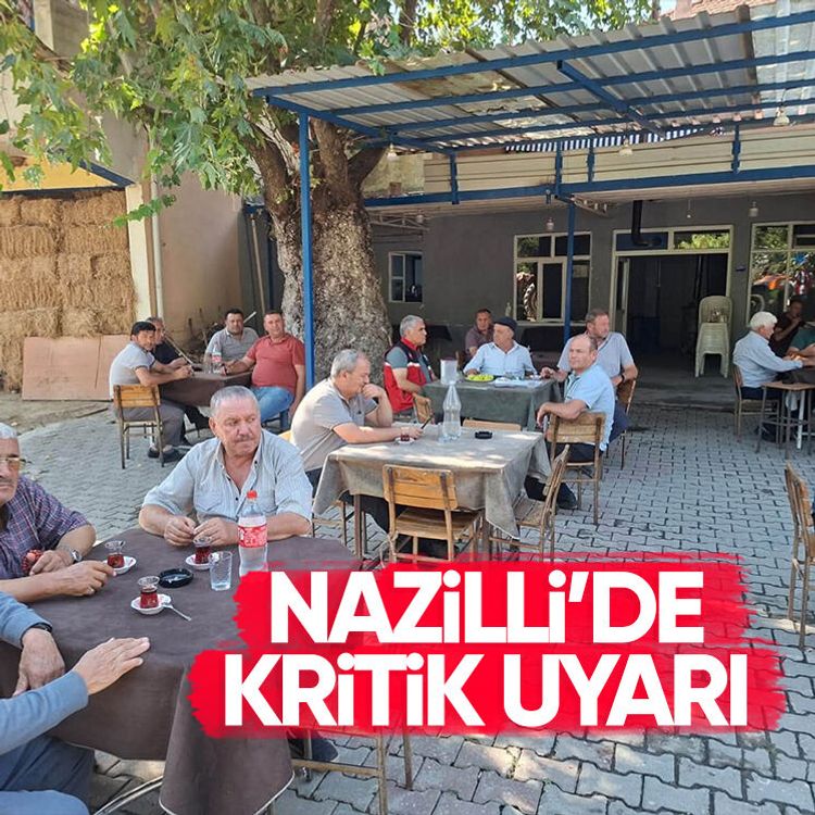Nazilli’de kritik uyarı