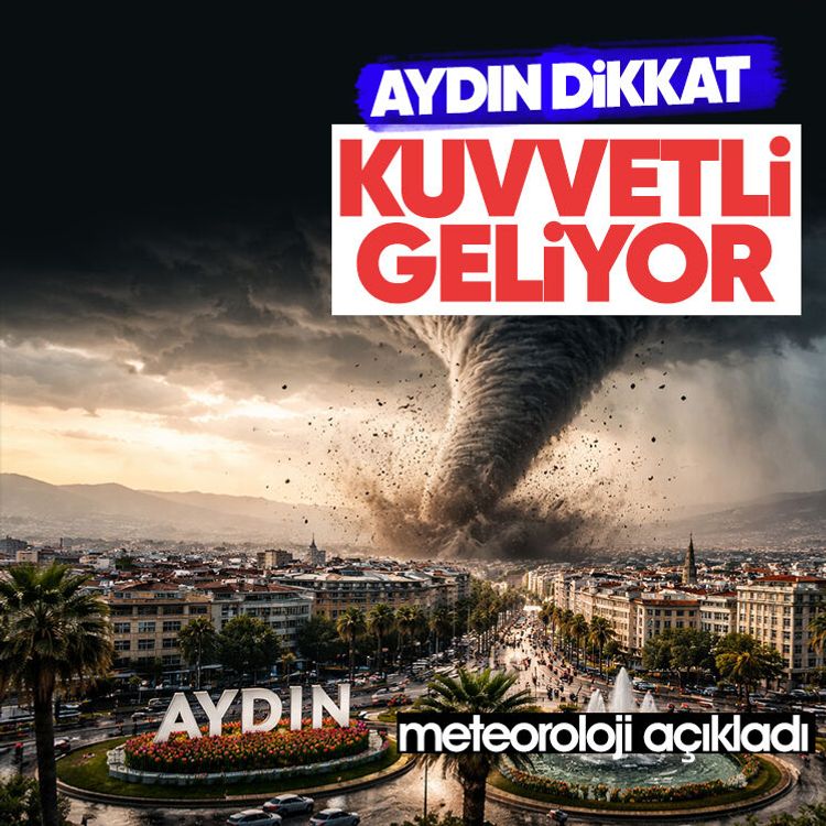 Aydınlılar dikkat, meteoroloji açıkladı: Kuvvetli geliyor