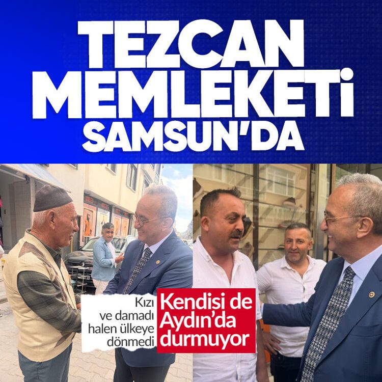 Yeni Parti Aydın Milletvekili Bülent Tezcan bu kez memleketi Samsun’da ortaya çıktı