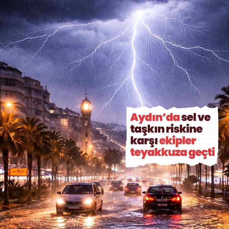 Aydın’da sel ve taşkın riskine karşı ekipler teyakkuza geçti