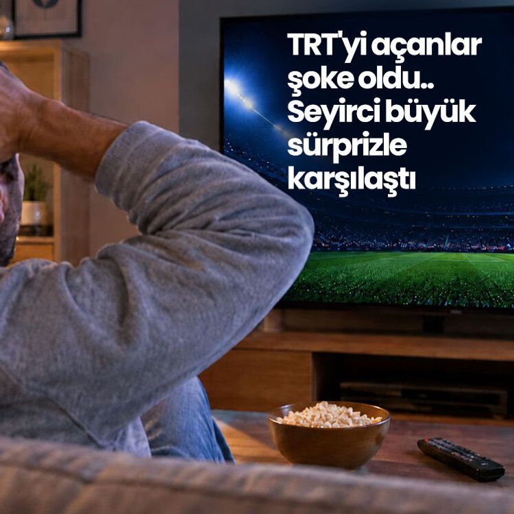 TRT'yi açanlar şoke oldu.. Seyirci büyük sürprizle karşılaştı