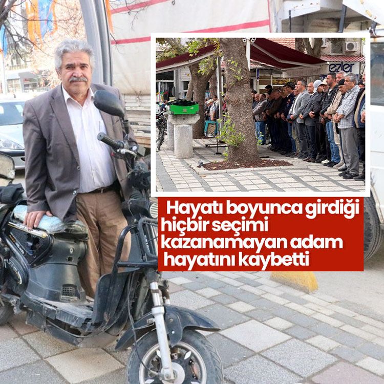 Hayatı boyunca girdiği hiçbir seçimi kazanamayan adam hayatını kaybetti