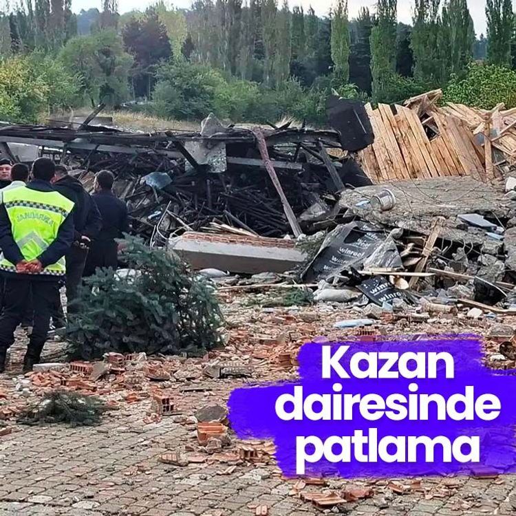 Kazan dairesinde patlama