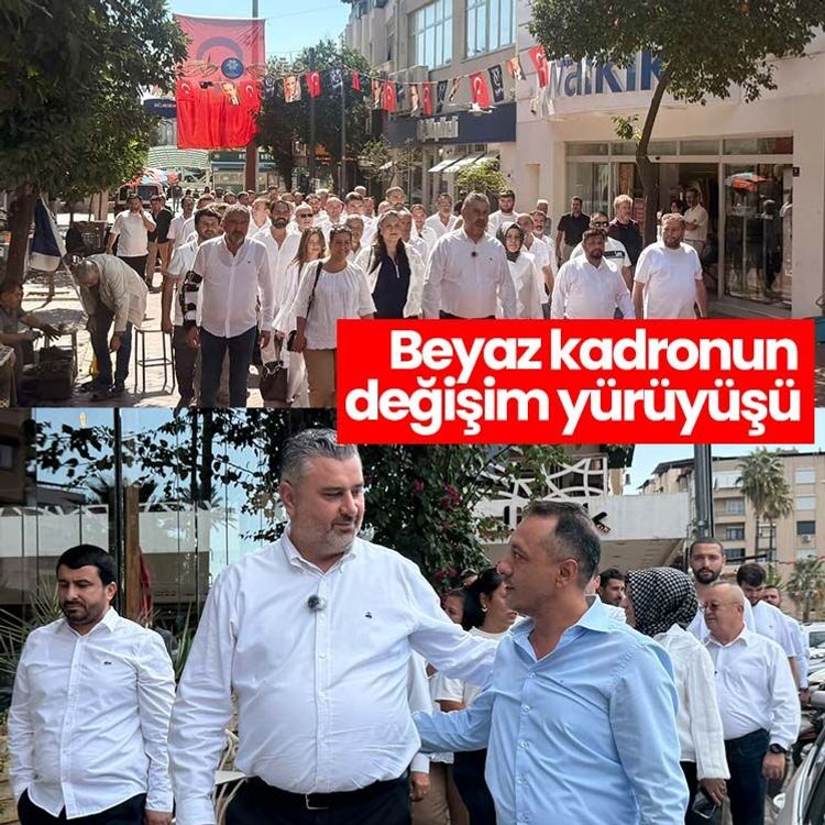 Beyaz kadronun değişim yürüyüşü