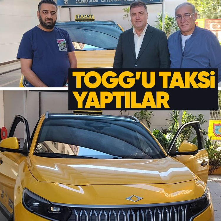 TOGG’u taksi yaptılar