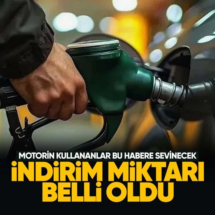 Motorin kullananlar bu habere sevinecek.. İndirim miktarı belli oldu