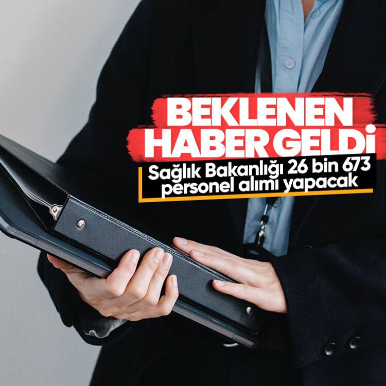 Beklenen haber geldi.. Sağlık Bakanlığı 26 bin 673 personel alımı yapacak