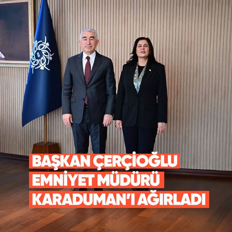 Başkan Çerçioğlu, Emniyet Müdürü Karaduman’ı ağırladı