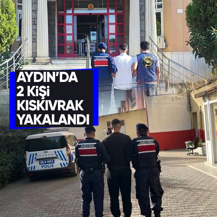Aydın’da 2 kişi kıskıvrak yakalandı