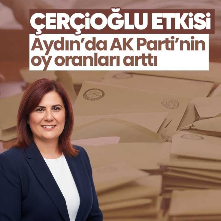 Çerçioğlu etkisi: Aydın’da AK Parti’nin oy oranları arttı