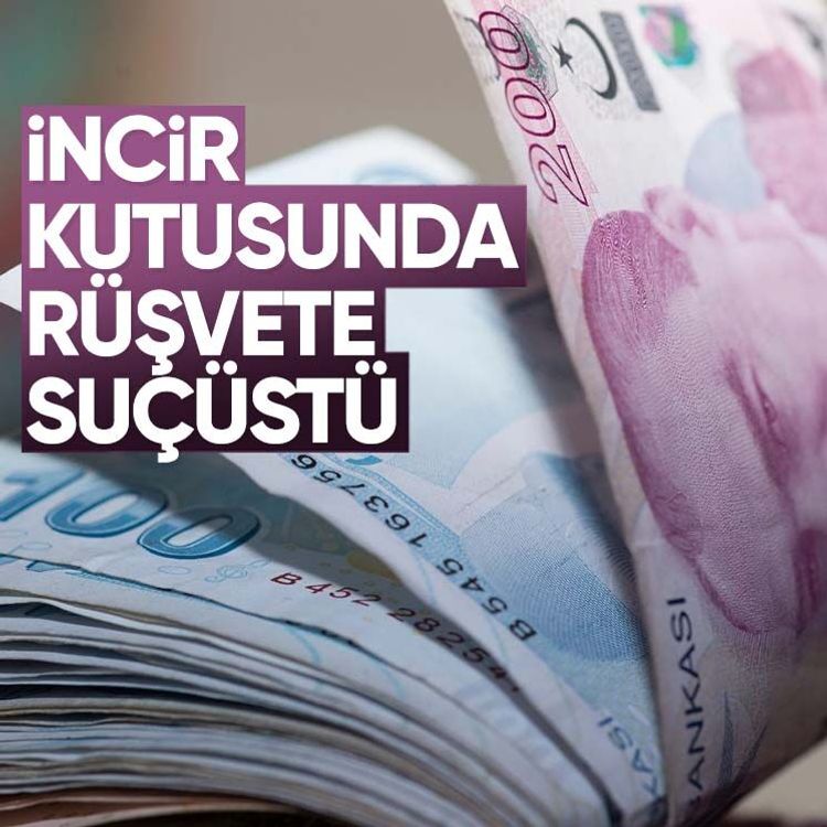 İncir kutusunda rüşvete suçüstü