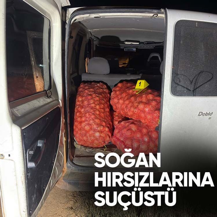 Soğan hırsızlarına suçüstü
